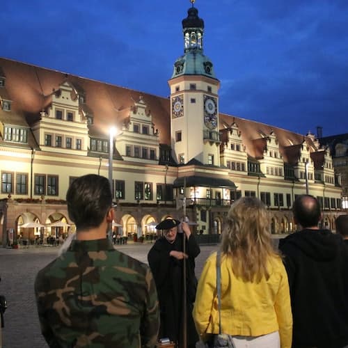 Leipzig Ticket Visita Guiada com o Vigilante Nocturno Bremme®.