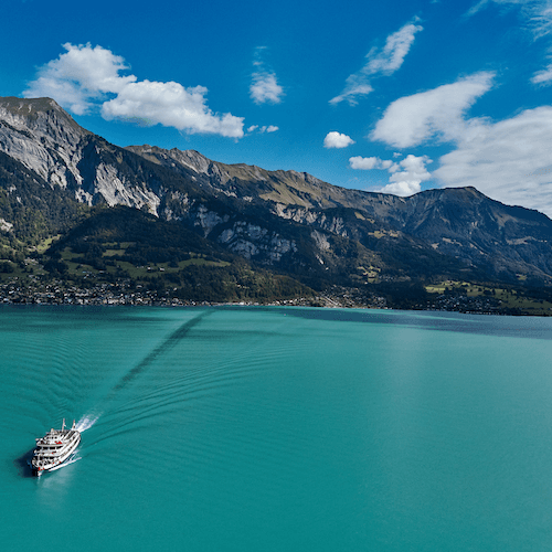 Interlaken Ticket Passe de barco de 1 dia para o Lago de Thun e o Lago de Brienz